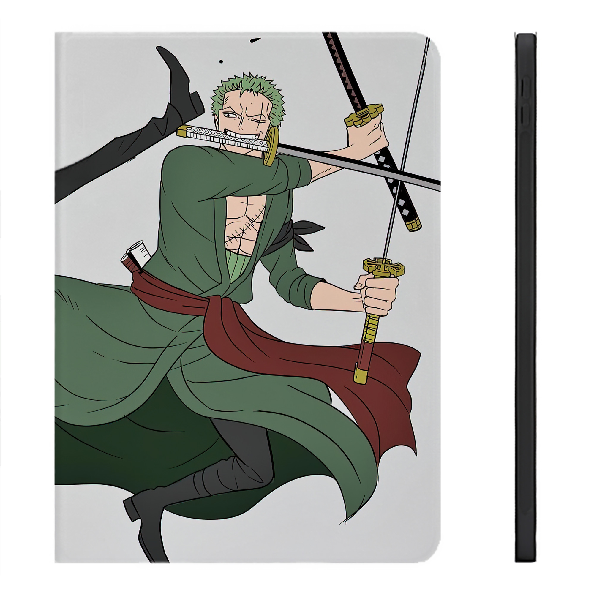 （画像用） ワンピース ONE PIECE IPadケース ペンホルダー付き ブックスタイルデザイン